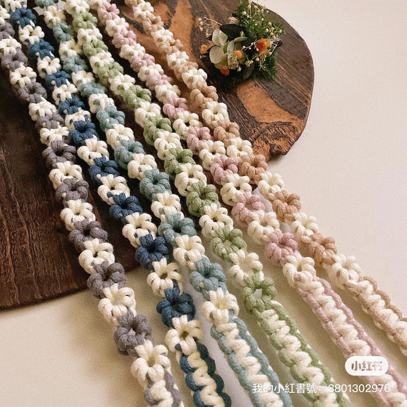 【Hola Macrame】Little Daisy Headband - Headbands - Cotton & Hemp 