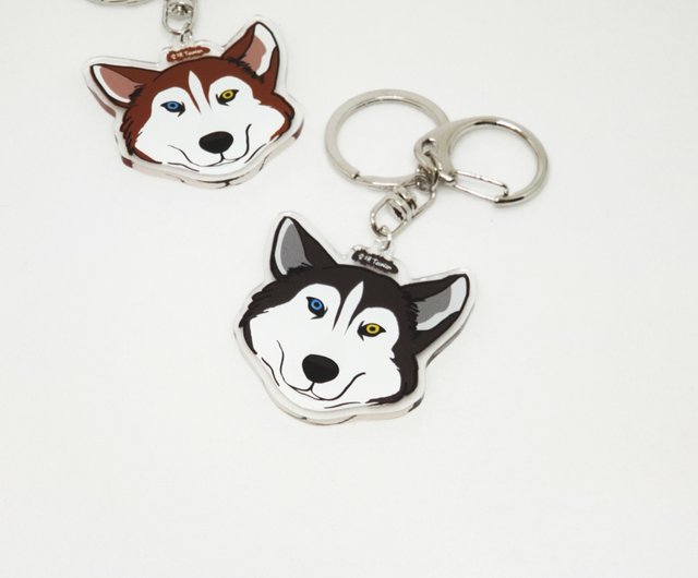 まいまいページ　犬猫キーホルダー 3個目無料 マイペットキーホルダー 7cm オリジナル アクリル