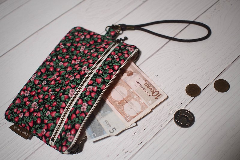 Pick up light series mobile phone bag / purse / limited manual package / small blackberry / stock supply - Coin Purses - Cotton & Hemp Red