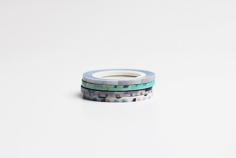 Maotu - 和紙テープ (小さめのサイド 4+1 サプライズ グループ No. 2) - マスキングテープ - 紙 多色