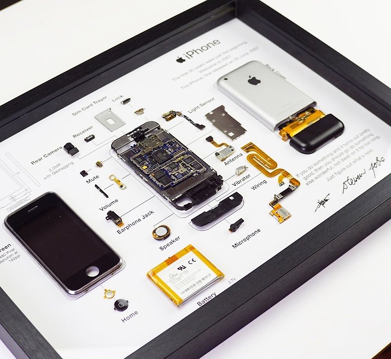 情人萬歲手工製造-客製化禮物立體模型標本-iphone系列 - 裝飾/擺設  - 其他材質 銀色