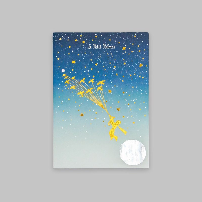 The Little Prince Paperback-Size Notebook Migratory Birds - Notebooks & Journals - Paper Blue