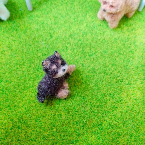 約3.8cmモールアート黒柴犬1-littledogclub｜玩偶/公仔人氣榜