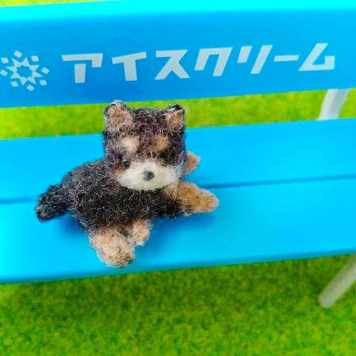約2.5cm 柴犬の赤ちゃん モールアート - ショップ Little Dog