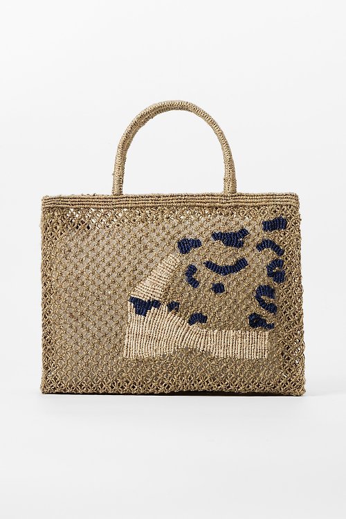 The Jacksons Leopard Face -Yellow / S - Shop Gather Handbags