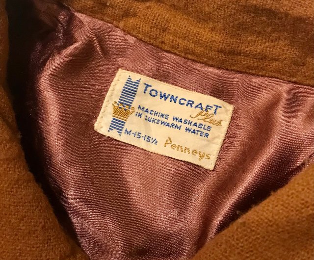 Vintage 60s Pennys Towncraft wool shirt 古著毛料襯衫- 設計館