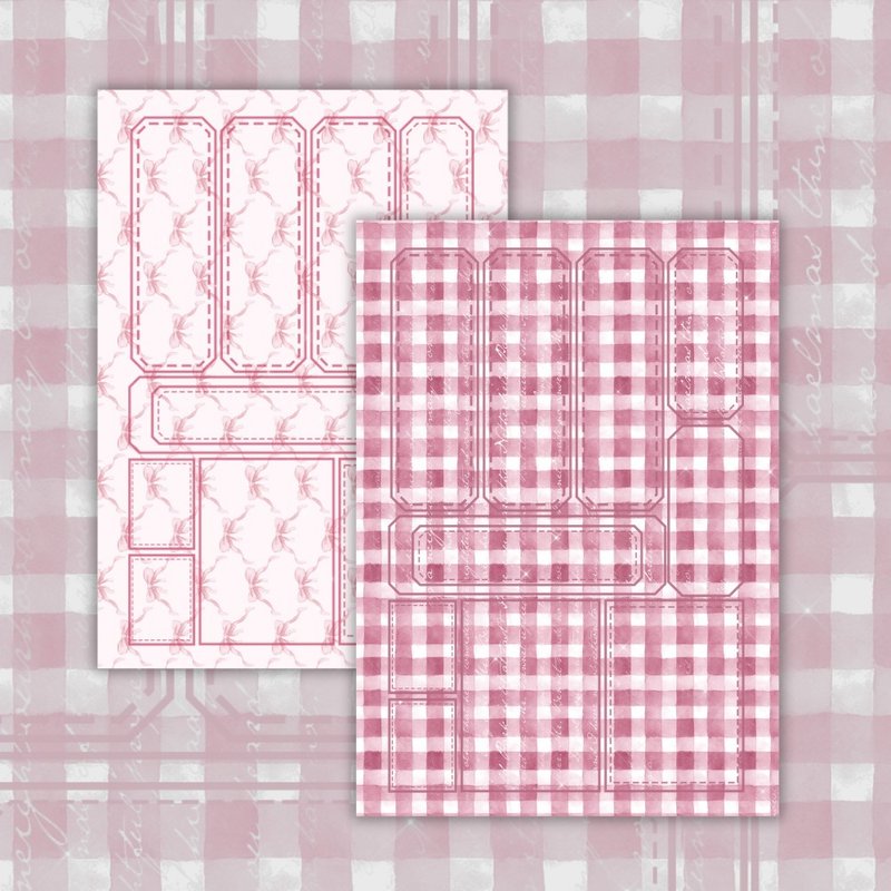 2025-09 Novelty Label Paper - 卡片/明信片 - 紙 