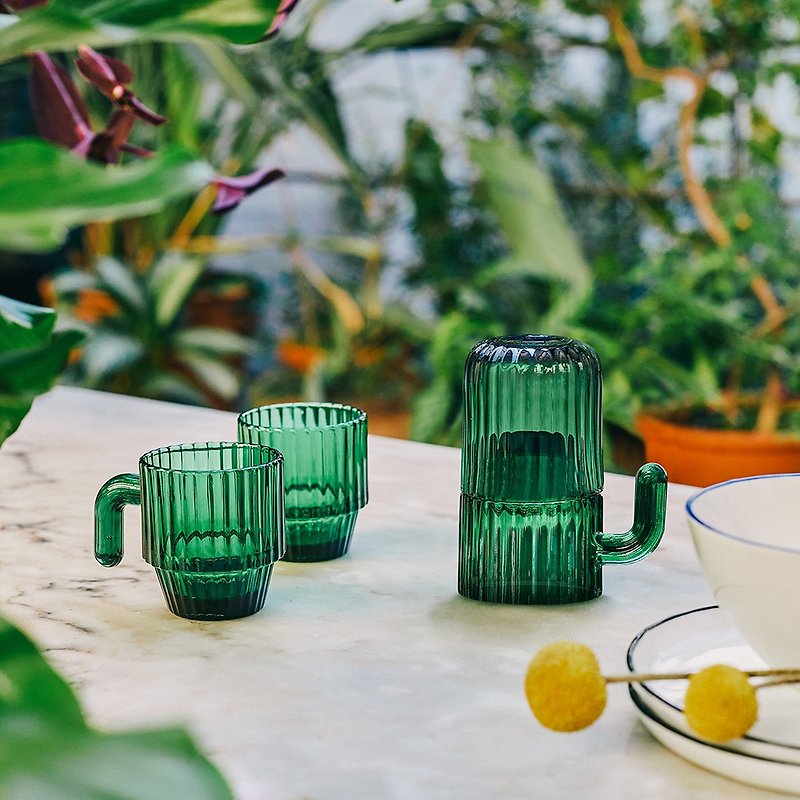 DOIY Cactus Espresso Cup - แก้ว - แก้ว สีเขียว