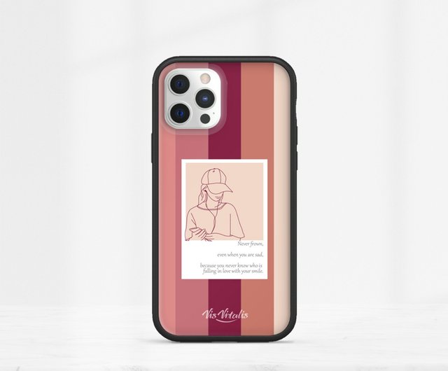 Rust Red Girl Phone Case/Rhino Shield Custom/iPhone - Shop vis-vitalis Phone  Cases - Pinkoi