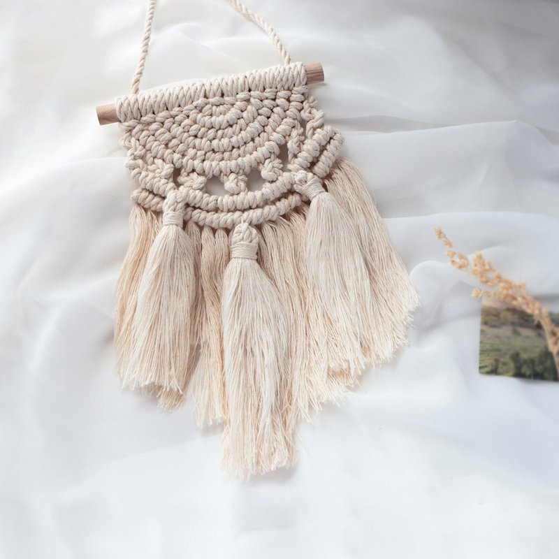 Elegant and Beautiful丨Bohemian Macrame Woven Tapestry Tassel Home Decoration Ornament - Items for Display - Cotton & Hemp 