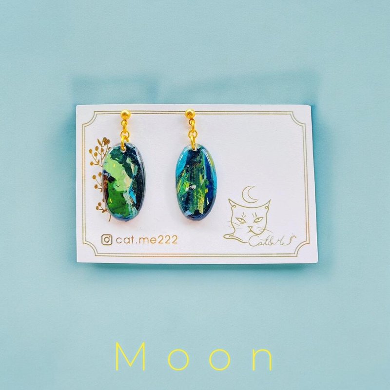 Earring - ต่างหู - อะคริลิค หลากหลายสี