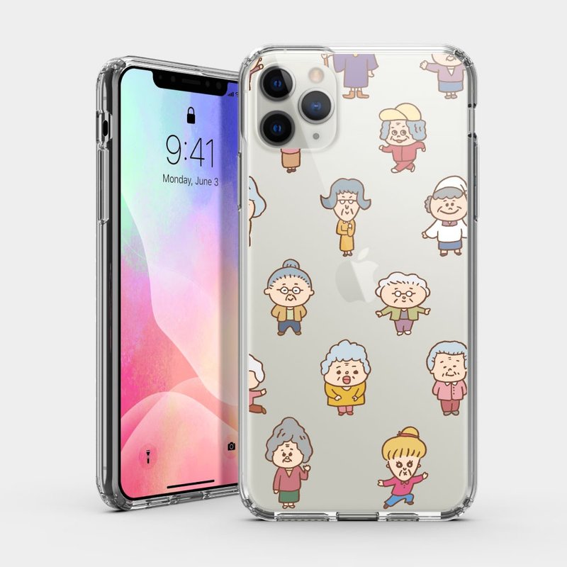 禮物 畢業禮 生日禮 歐巴桑 IPHONE 保護殼 透明手機殼 IP181 - 手機殼/手機套 - 塑膠 多色