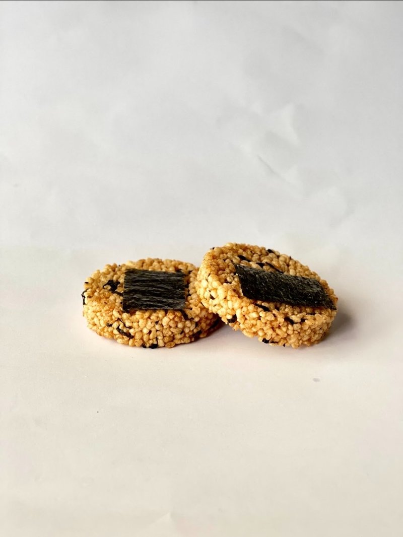 【雋荖廚房】日式醬油海苔米餅家庭號 - 零食/點心 - 新鮮食材 黃色