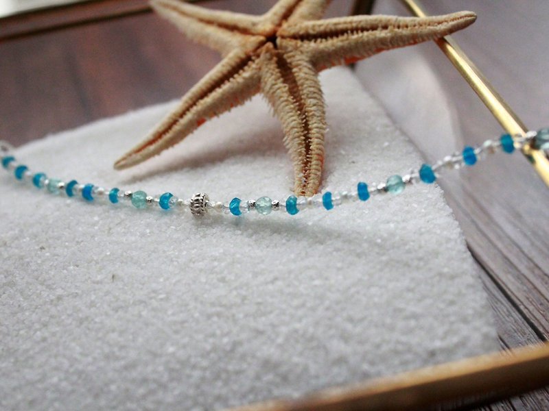 Journal Xingsha sugar bowl - Cang air / natural Stone, moonstone silver pearl bracelet - สร้อยข้อมือ - เครื่องเพชรพลอย 