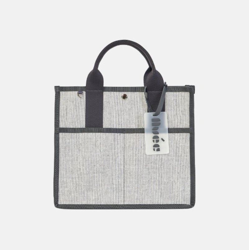 RoiBag 灰色 - 手提包/手提袋 - 棉．麻 灰色