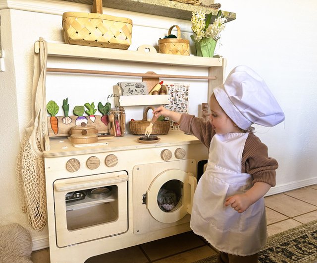 Wooden Play Kitchen Customizable