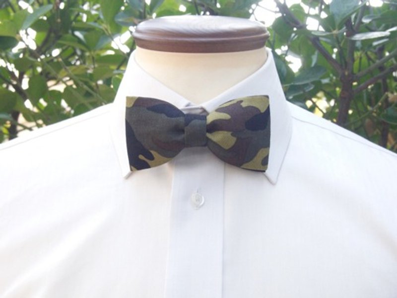 TATAN denim bow tie - Other - Cotton & Hemp Green