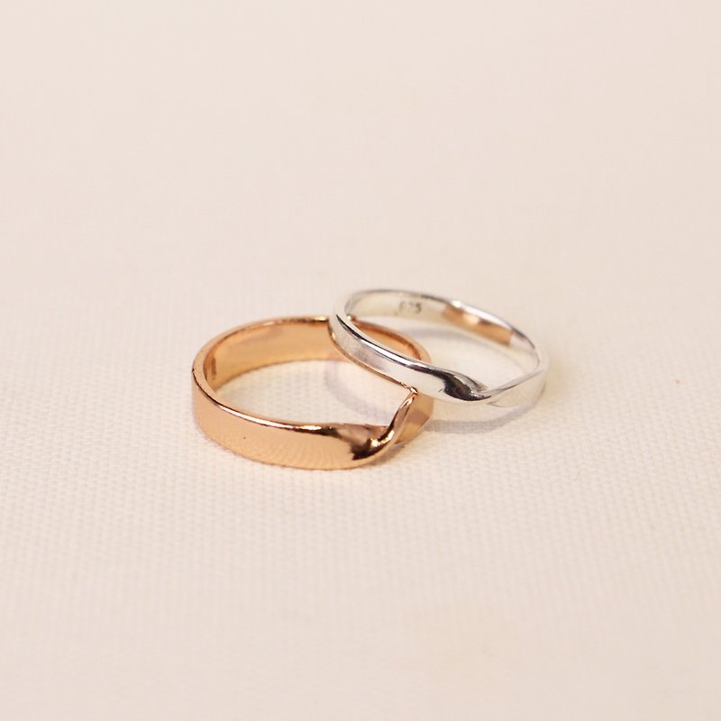 Moby - Silver Ring - Couples' Rings - Silver Silver