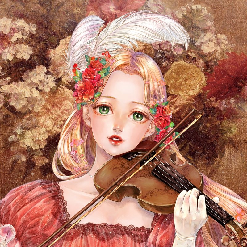 Violin sticker (8color) - 貼紙 - 紙 