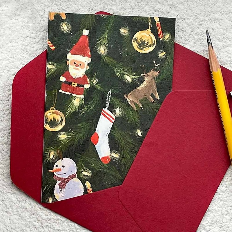 Tree ornament card set - Cards & Postcards - Paper Red
