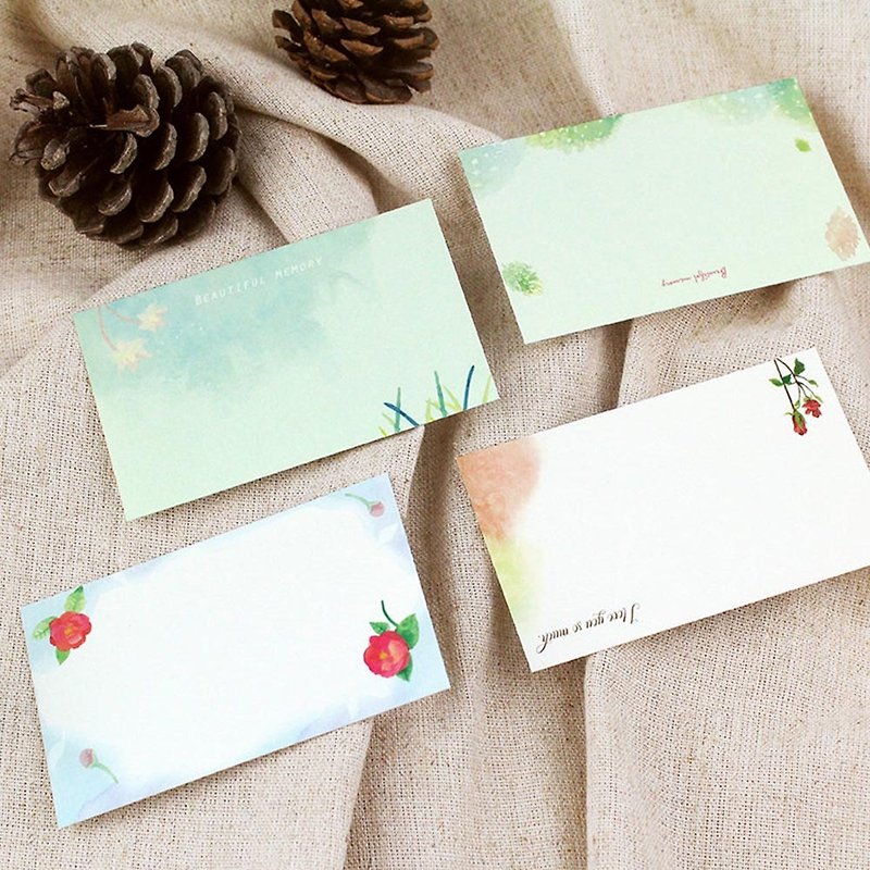 144K business card / business card card / MEMO small greeting card - tidbits - Sticky Notes & Notepads - Paper 