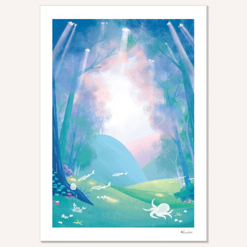 Printed Decorative Art, Wall Art, Frameless Print: 