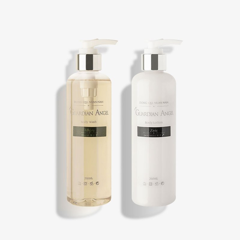東區暖男守護星座香水肌膚保養二入組合 260mL 2入 - 保養/沐浴旅行組 - 塑膠 綠色