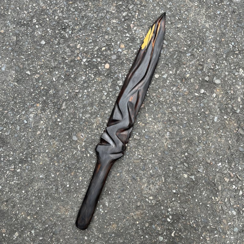 我販劍　魔劍　道冥肆　手工木劍　藝術木刀　妖刀 - 擺飾/家飾品 - 木頭 黑色