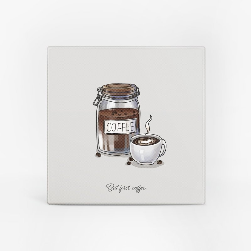 [Frameless Painting] Art Hanging Painting x Daily Coffee-Square - Posters - Other Materials 