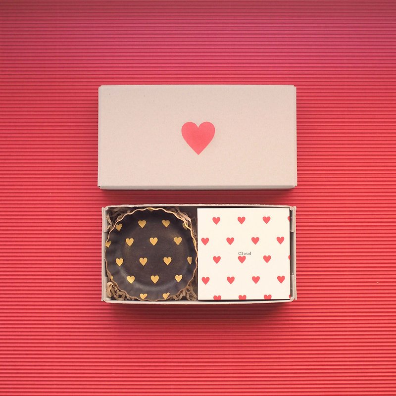 Valentine 本革 アクセサリートレイ パッケージ セット - 其他 - 真皮 咖啡色