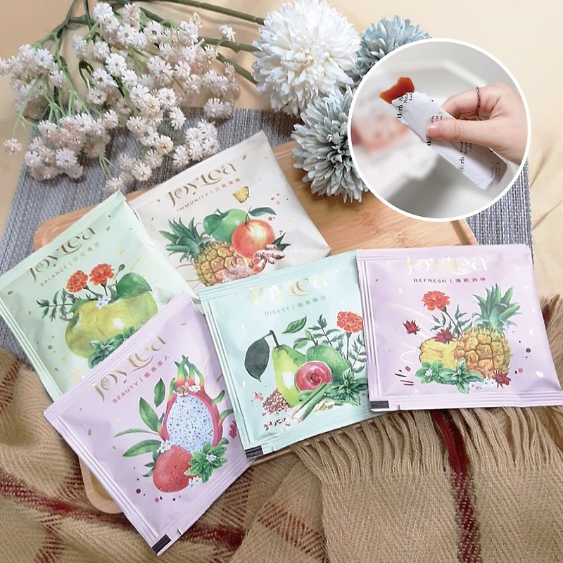 【團購禮盒/免運】joytea聯名款 養生天然花果果茶 酵素保健食品 - 茶葉/茶包 - 濃縮/萃取物 