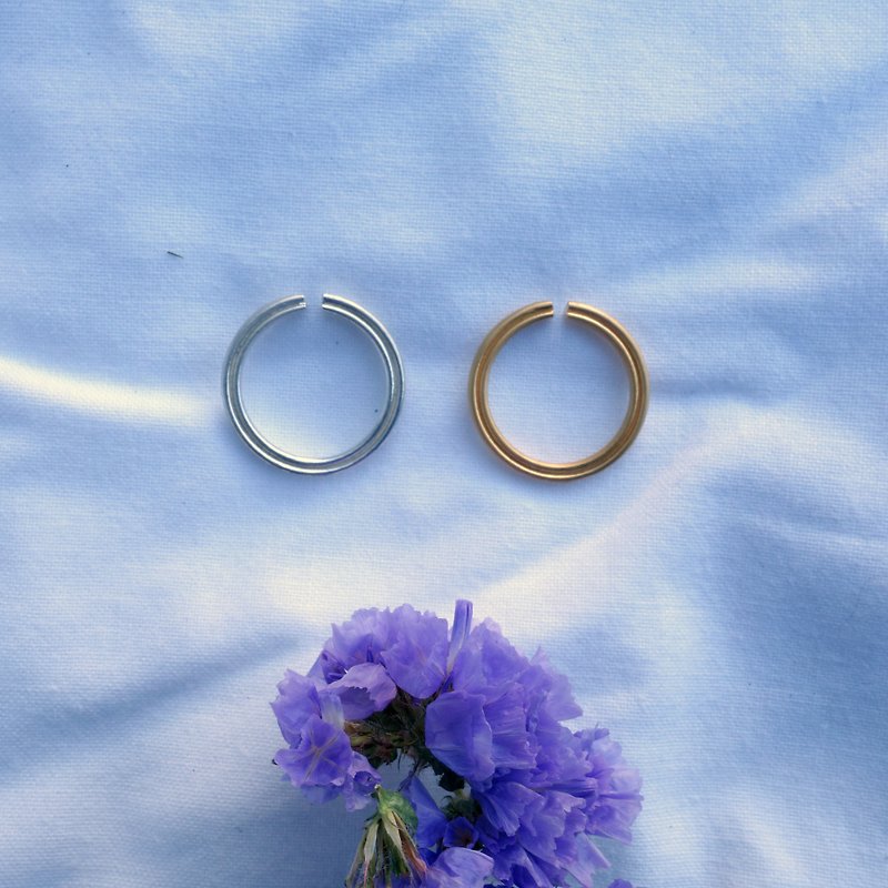 Heart ring gold - แหวนทั่วไป - โลหะ สีทอง