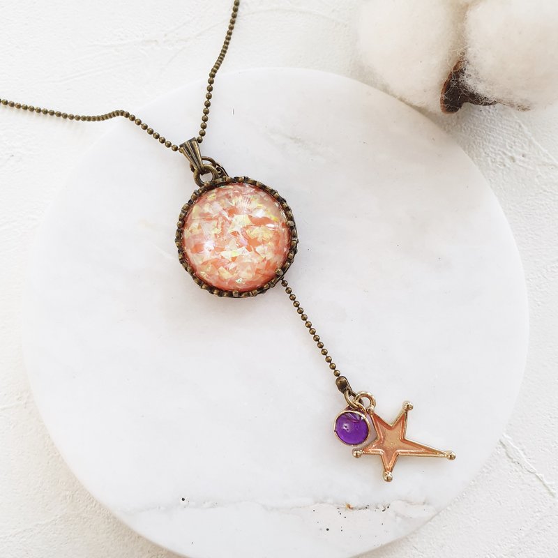 不給糖就搗蛋 - 歐泊  - 14k金項鍊【萬聖節】 - 長項鍊 - 其他金屬 多色