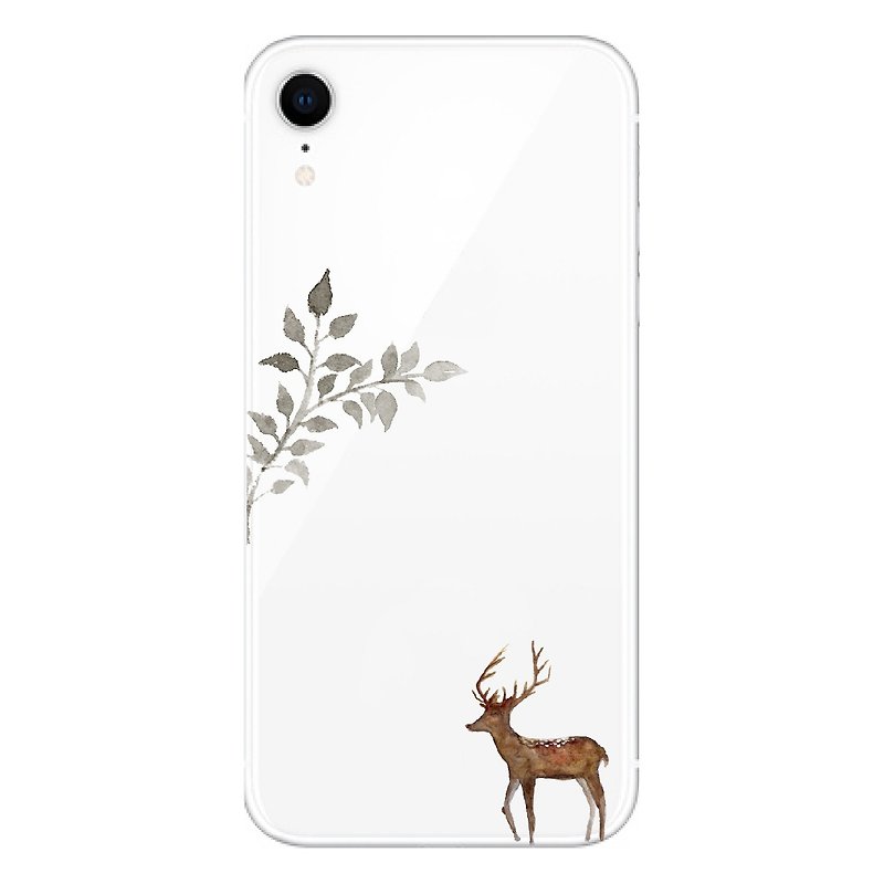 麋鹿森林 - 免運手機殼 | TPU Phone case 防摔 空壓殼 iPhone12 - 手機殼/手機套 - 橡膠 透明