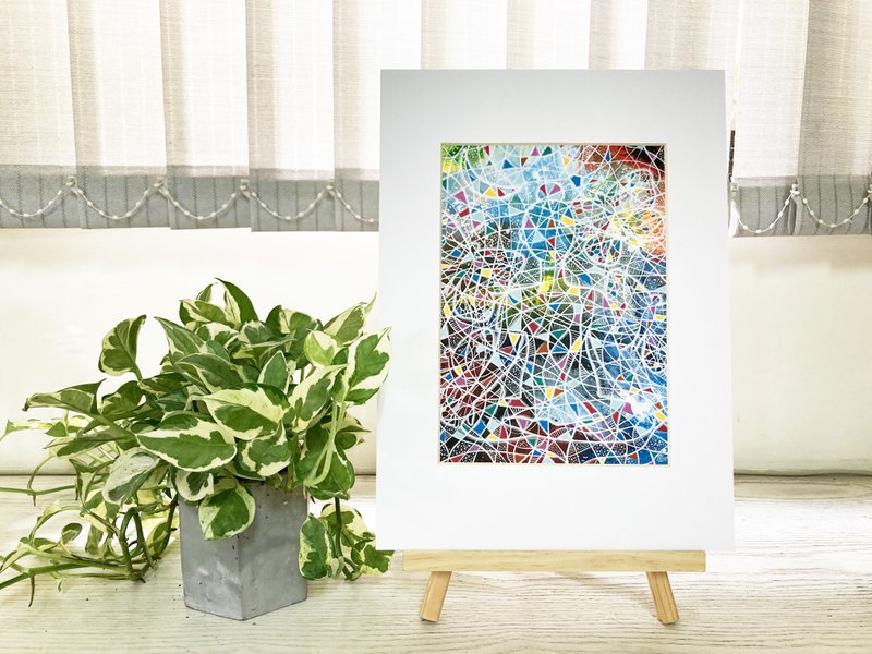 心的流動 7 l 藝術微噴 l 限量版畫  Giclée Art Print - 海報/掛畫/掛布 - 紙 多色
