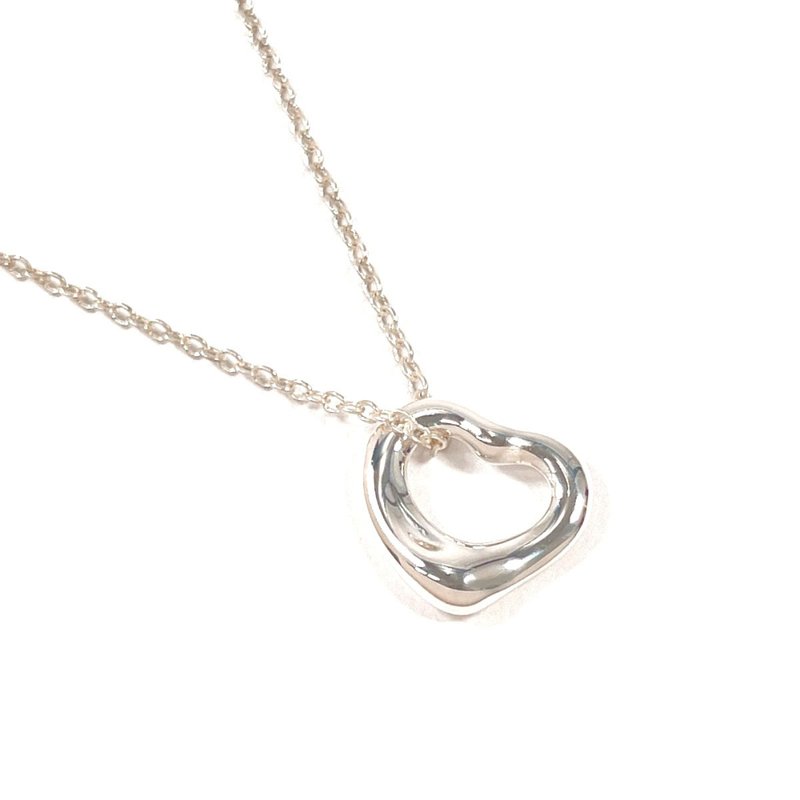 【日本直送 中古美品】ティファニー TIFFANY&Co. ネックレス オープンハート エルサペレッティ シルバー925 アクセサリー - 項鍊 - 純銀 銀色