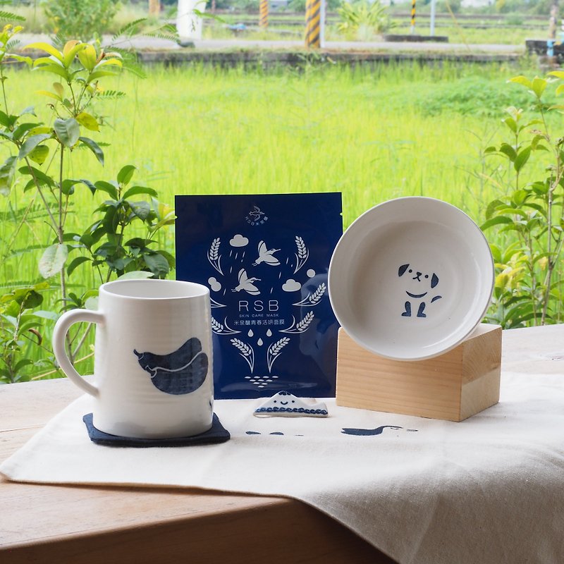 Goody Bag - Limited Blue and White Porcelain Alpine Cup and Saucer Set - 15% Off Pinkoi - ถ้วย - เครื่องลายคราม ขาว