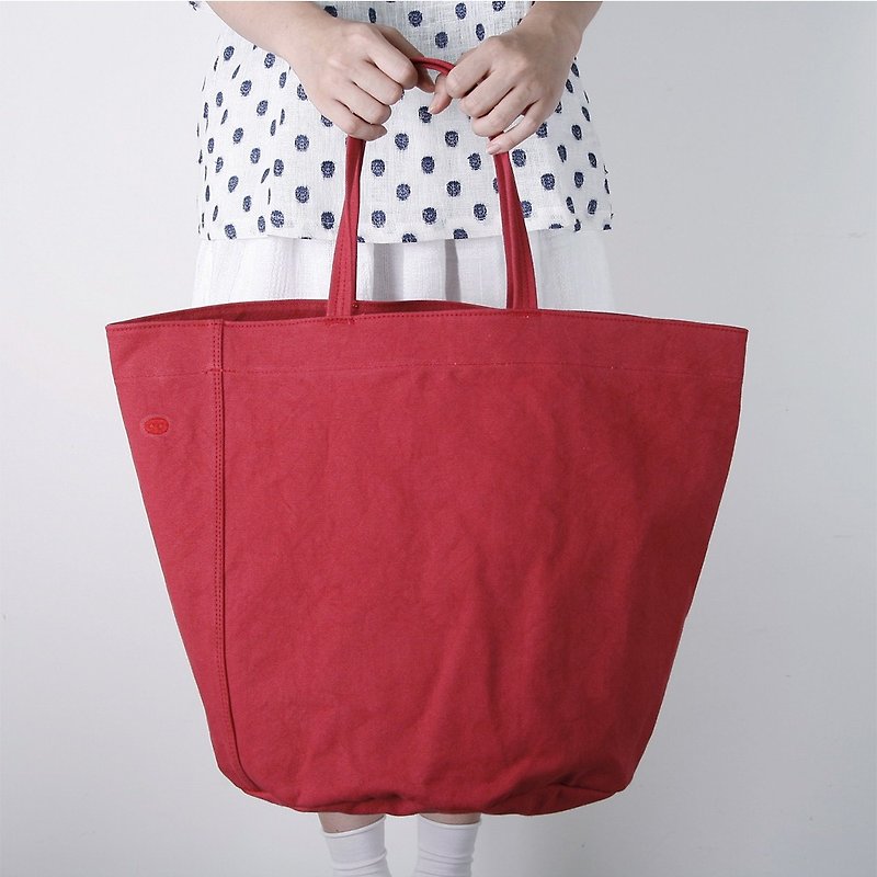 Mushroom MOGU/Canvas Shoulder Bag/Watermelon/Camping Tutor - Messenger Bags & Sling Bags - Cotton & Hemp 