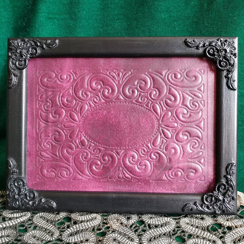 Black gothic wooden frame (for photo 5*7 inches) - 畫框/相架  - 木頭 黑色