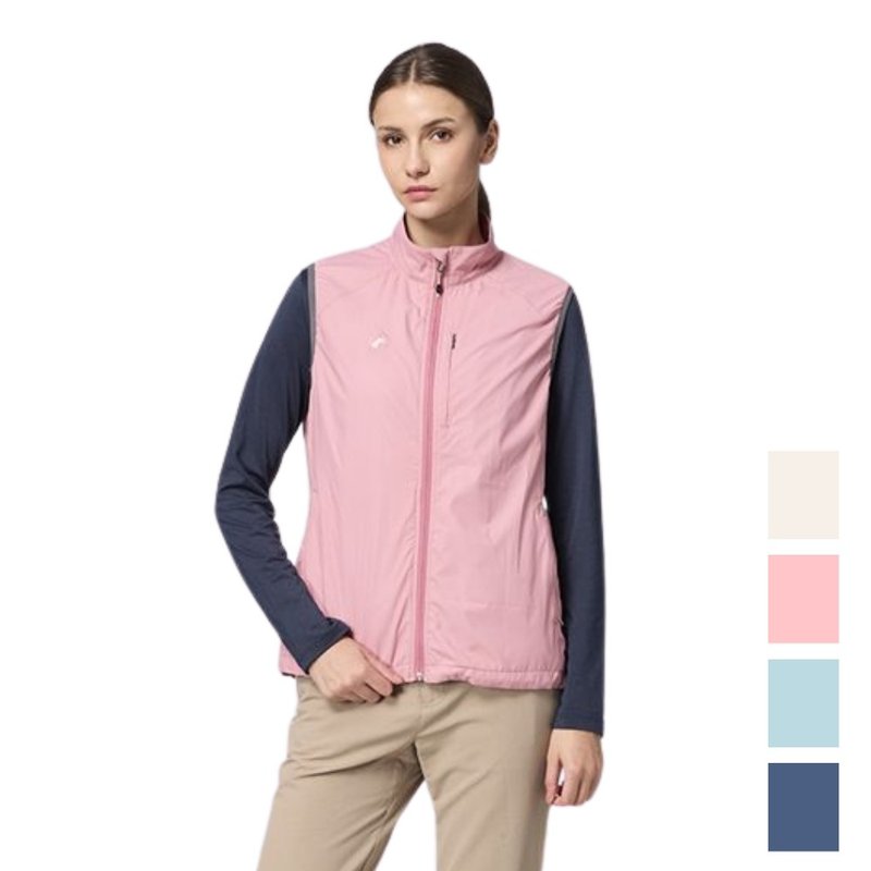 【Wildland】軽量ベルベット 防風・撥水機能ベスト レディース 0B32701 - ジャケット - ポリエステル ピンク