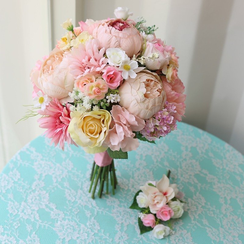璎珞Manor *ES/European bouquet / simulation bouquet / handmade custom - Dried Flowers & Bouquets - Polyester 