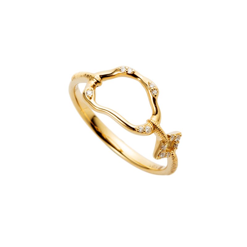 18K Cloud Bubble Ring - General Rings - Precious Metals Gold