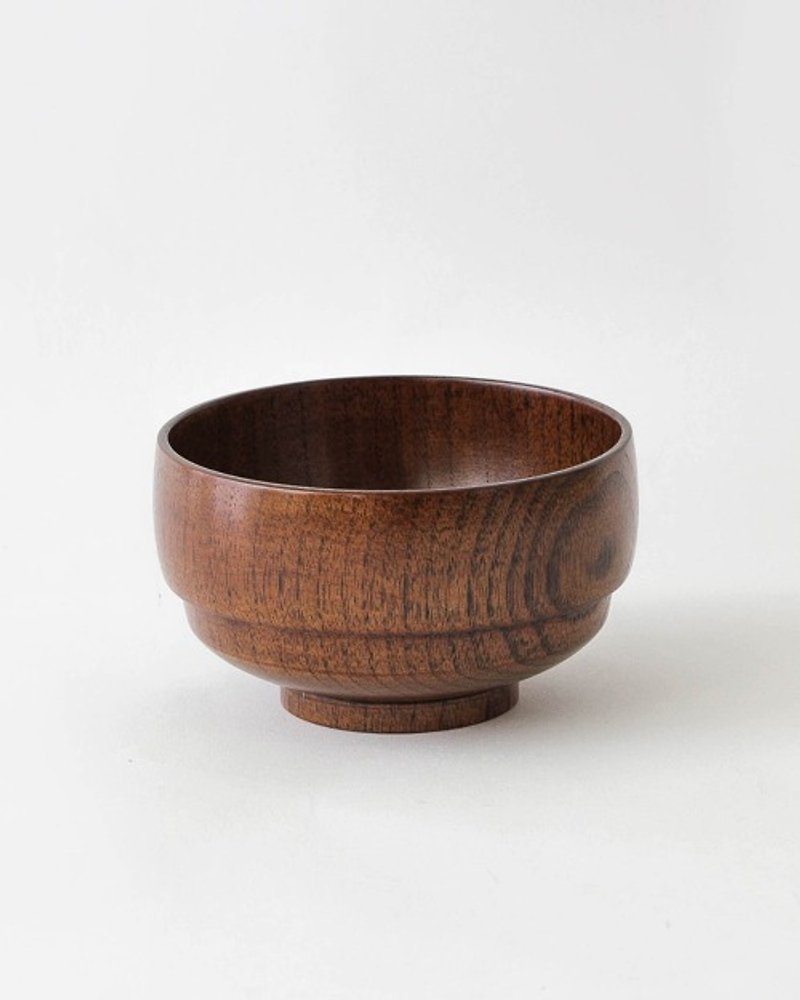 Yamanakanuri Stacking Soup Bowl L (Wooden) (Dishwasher Compatible) (Stacking) - Bowls - Wood Brown
