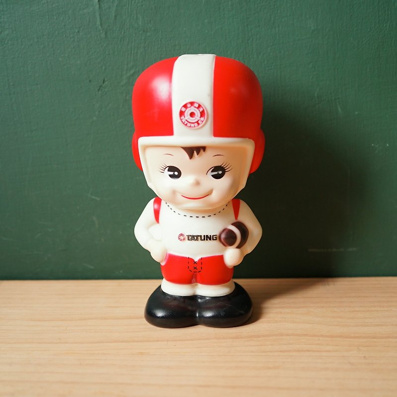 [Arctic second-hand groceries] Soft plastic Datong baby money box accessories and props collection - Stuffed Dolls & Figurines - Plastic Red