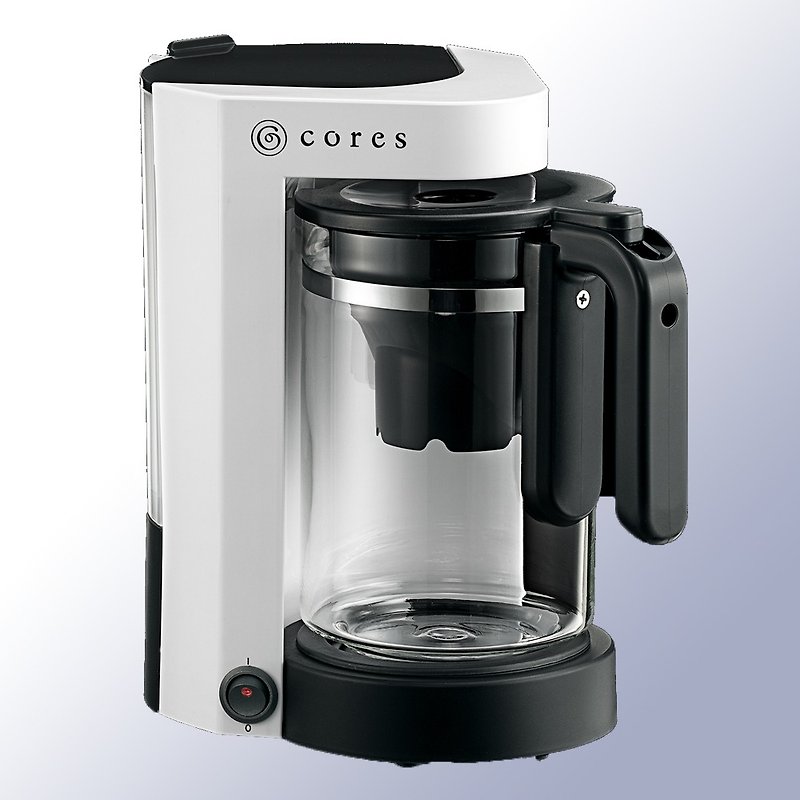 Cores Gold Filter Coffee Maker | Serves 5 with Gold Filter - Coffee Pots & Accessories - Porcelain White