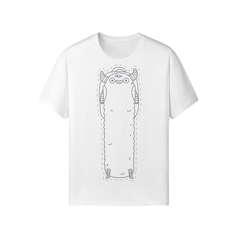 Cute Alien T-Shirt - 帽T/大學T - 棉．麻 多色