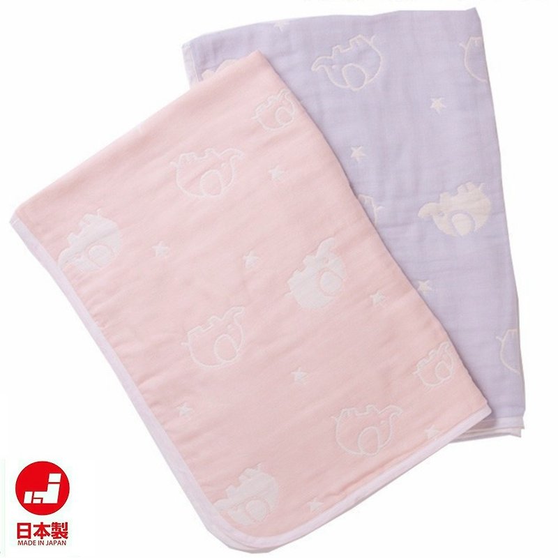 日本製Aenak 大象嬰兒童六層紗被(2色) - 嬰兒床墊/睡袋/枕頭 - 棉．麻 多色