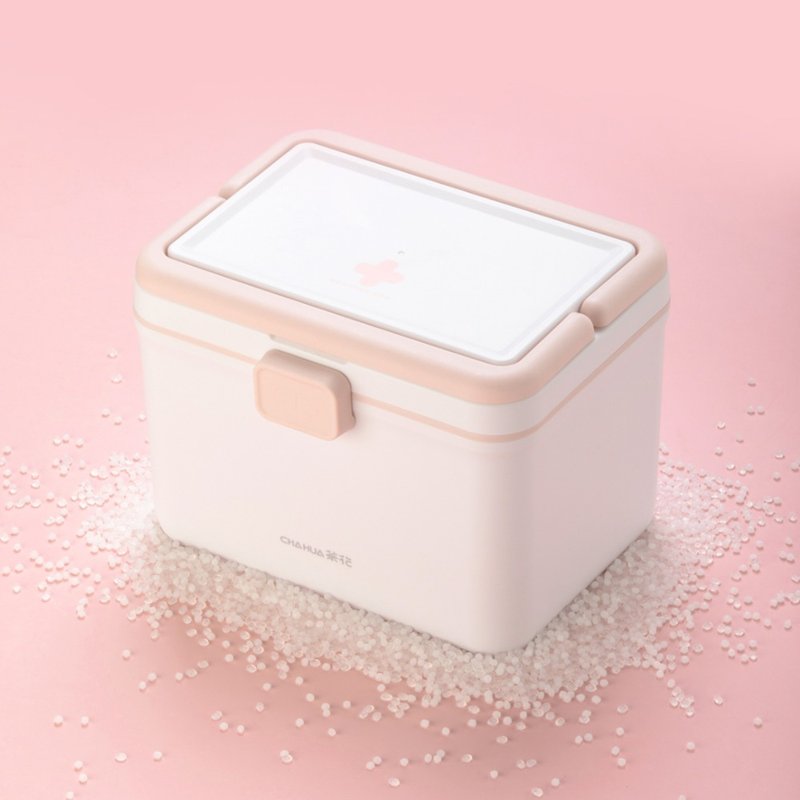 【新品】茶花CHAHUA 利佳手提式雙層保健醫藥箱/急救箱 - 居家收納/收納盒/儲物盒 - 塑膠 白色