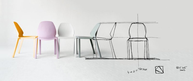 Italian famous furniture brand Driade / Extra single chair - เฟอร์นิเจอร์อื่น ๆ - วัสดุอื่นๆ 
