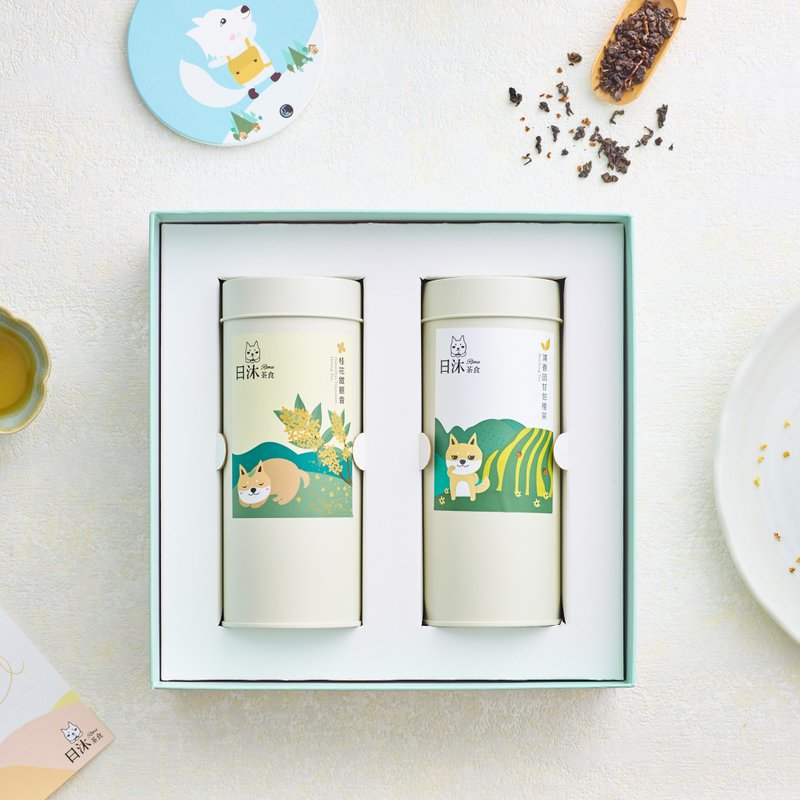 品味雙茶禮盒 -台灣特色茶x2 百年製茶工法母親節禮盒 - 茶葉/茶包/水果茶 - 新鮮食材 